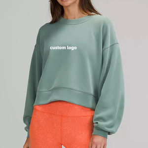 Alta calidad Heavy Fleece French Terry algodón en relieve moda sudadera impresión Digital mujeres sudaderas - Product Image 4