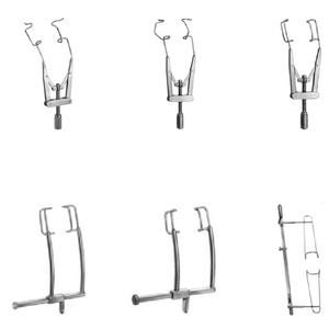 Spéculum oculaire Liebermann, fil K, spéculum oculaire Kershner fenestré pour placement nasal et temporaire, spéculum oculaire Sccott - Product Image 1