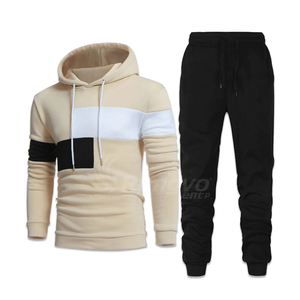 ชุดวอร์มแบบสวมหัวสำหรับผู้ชาย, ชุดวอร์มและกางเกงสองชิ้นสำหรับฤดูใบไม้ร่วงและฤดูหนาว - Product Image 3