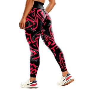 Leggings de yoga pour femmes en sublimation, style nouveau, vente en gros personnalisée, taille haute, pantalon de sport, leggings de course à pied les plus vendus - Product Image 5