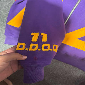 Sweat-shirt à capuche oversize délavé pour homme, en coton épais 400GSM, pull streetwear, molleton lourd - Product Image 6