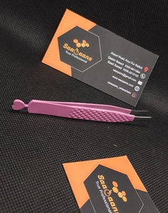 Pinzas para Pestañas de 90 Grados, Agarre Fuerte, Bajo Precio, Color Rosa, Pinzas para Injerto de Pestañas, Pinzas para Pestañas Súper Ventas - Product Image 5