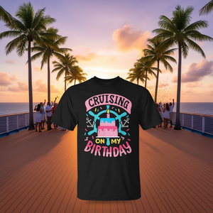 T-shirt da donna per crociere di compleanno - Abbigliamento promozionale - Product Image 3