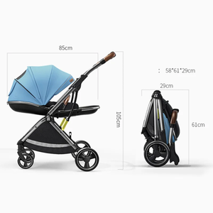 Cochecito <span class=keywords><strong>plegable</strong></span> de bebé de diseño de moda ligero de una mano de la <span class=keywords><strong>mejor</strong></span> calidad/<span class=keywords><strong>carrito</strong></span> de bebé para recién nacido - Product Image 6