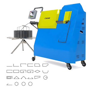 Máquina de aro de barra de acero inoxidable CNC automática CHIHO, Motor de flexión de barras de refuerzo, componentes del núcleo del motor, forma de estribo - Product Image 2