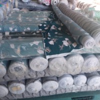 Jenny stock lot. Corée polyester ITY spandex impression polyester tissu textile beaucoup de fleurs brillantes meilleure qualité robe femmes