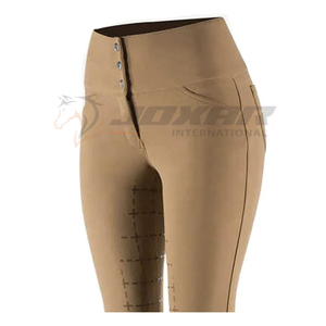 Jodhpurs ecuestres para mujer que ofrecen un diseño delgado de tela resistente a la humedad y comodidad confiable para el entrenamiento y el espectáculo - Product Image 1