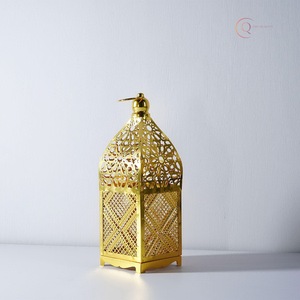 Traditional Metal Candle Holder Lantern-Waterproof & Durable Customizable Color & Logo | for Ramadan & Pooja Room Dcor - Product Image 5