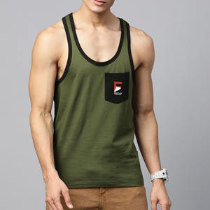 Camiseta sin mangas de algodón informal para hombre, Camiseta deportiva de LICRA de secado rápido para gimnasio, venta al por mayor, ropa deportiva estampada, diseño de punto para correr - Product Image 5