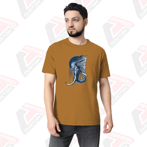 Camiseta cómoda ultrasuave esencial para hombre, apliques ecológicos de verano, telas vaqueras de pana Batik, parches de algodón 100% - Product Image 4