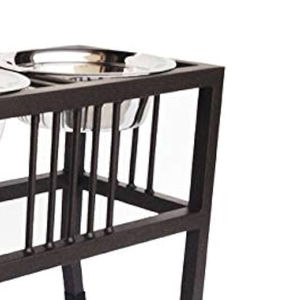 ชามโลหะสำหรับสัตว์เลี้ยงปรับความสูงได้ทนทานและปรับได้สำหรับสุนัขผลิตในอินเดีย - Product Image 2