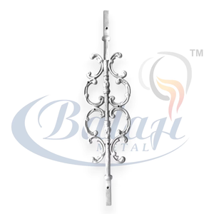 Barandilla de Hierro Fundido Moderna de Lujo, Acabado Super Shot Blast, Barandilla de Metal Pulido Gris, Valla para Balcón de Villa, 5 Años de Garantía - Product Image 1