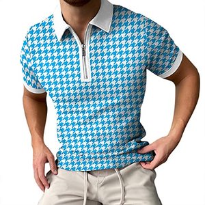 Wholesale Men's Casual <b>Polo</b> T-<b>Shirts</b> Breathable <b>Slim</b> <b>Fit</b> Gym Wear with Sublimated Print Good Quality Outdoor Clothing - Product Image 3