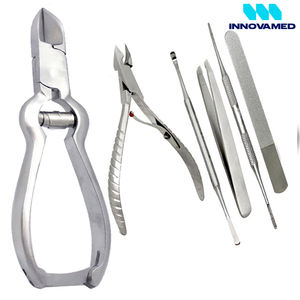 Ensemble d'instruments de podologie en acier inoxydable de meilleure qualité coupe-ongles ManualToe pour ongles épais podologie outils de soin des pieds - Product Image 3