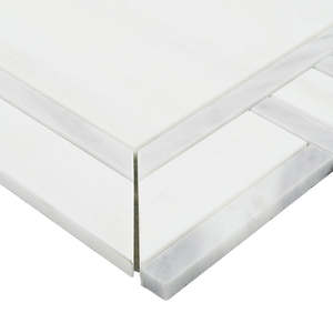 กระเบื้องโมเสคหินอ่อนเบียงโกโดโลไมต์ ขนาด 12x12 นิ้ว ลายอลานา กันน้ำ ขัดเงา สำหรับตกแต่งผนังภายใน โดย UNION - Product Image 2