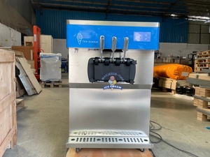 Macchina Professionale per Gelato Soft Italiano a Tre Gusti con Ingredienti a Base di Latte Vegetale per la Creazione di Gelato in Polvere - Product Image 2