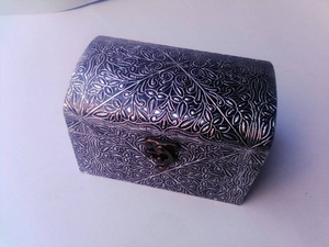 Cajas con forma de maletero para joyería, en relieve de plata, hechas a medida, colores hechos a medida, ideal para reventa en tiendas de decoración del hogar - Product Image 2