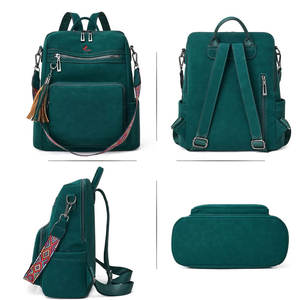 Design élégant sac à dos en cuir pour hommes d'affaires sac à dos de voyage en cuir de luxe pour hommes durable - Product Image 4