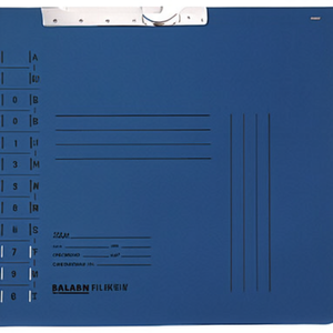 Recycled Blue Falken <b>A4</b> 320g/m Manila Cardboard Official Filing System with Organizational Imprint - Product Image 3