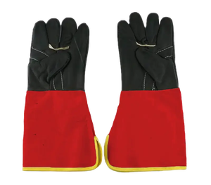 Arrivée de gants de soudage en cuir de qualité supérieure imperméables et résistants à la chaleur personnalisés par OEM Gants de sécurité raisonnables résistants à la chaleur - Product Image 2
