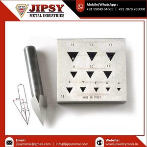 Bezel Forming Block with Round Punch - 17 Degrees - 5mm to 20mm - Bezel Setting <b>Tool</b> - Jewelry Forming <b>Tool</b> - Product Image 3