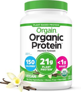 Poudre de protéines végétales bio Orgain, saveur vanille - 21g de protéines végétales, 2,03 lb - Product Image 4