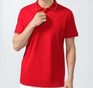 Nouveau polo imprimé sur mesure pour hommes Tissu brodé en coton et polyester pour hommes pour polo polos - Product Image 5