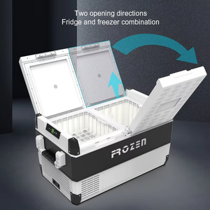 Refrigerador de coche de doble zona de 75L para pesca en el mar al aire libre, pesca en alta mar, yate, caravana, caravana, autocaravana, congelador, nevera para coche - Product Image 6