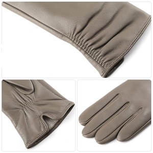 Leather Fashion <b>Gloves</b> For Women New Design Custom Size High Grip Martial Leather Full Finger protection classic design flexible - Product Image 2