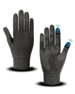 Gants de course d'hiver pour hommes Gants thermiques légers à écran tactile pour le cyclisme Gants de course à pied pour adultes jeunes - Product Image 3