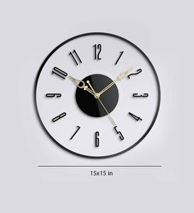 Trusted Manufacturer Selling <b>Antique</b> Design Analog Wall <b>Clock</b> in White Color With Customized Color - Product Image 2