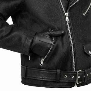 Veste en cuir de vachette pleine fleur double face écologique sur mesure pour hommes et femmes de qualité supérieure ODM - Product Image 5