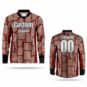 Camiseta de Paintball Retro Ligera Sublimada Personalizada, Ropa de Equipo Transpirable de Alta Calidad, el Mejor Diseño Gráfico Profesional - Product Image 2