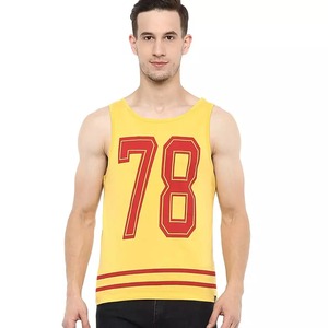 Camiseta de tirantes para hombre ajustada sin mangas entrenamiento Moq bajo diseño personalizado logotipo personalizado de la mejor calidad al por mayor - Product Image 1