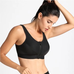Soutien-gorge de sport pour femmes grande taille, léger, respirant, réversible, fermeture éclair avant, haute performance, vente chaude - Product Image 3