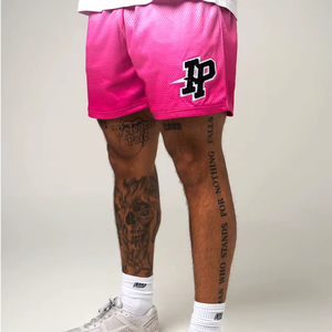 Pantalones Cortos Deportivos Transpirables de Secado Rápido Sublimados para Hombre, de Poliéster, para Entrenamiento Físico, OEM, ODM, Logotipo Personalizado - Product Image 2