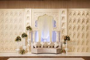 Scène de mariage de style grand palais victorien USA personnalisé vente à chaud de scène de réception en fibre fabricant de décors de scène de haute qualité - Product Image 5