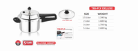 Casserole électrique en acier inoxydable Elite Model 5L, revêtement antiadhésif brillant, base à induction, certifiée ISI, multi-usages