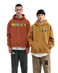 Sudadera con capucha de fitness regular de manga larga para hombre Diseño de color personalizado con técnicas bordadas Nueva moda Ropa de invierno - Product Image 2