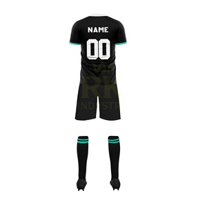 Uniformes de Fútbol Personalizados, Servicio OEM, Conjuntos de Camisetas de Fútbol con Diseño de Logotipo Personalizado, 100% Poliéster, Secado Rápido e Impermeable - Product Image 5
