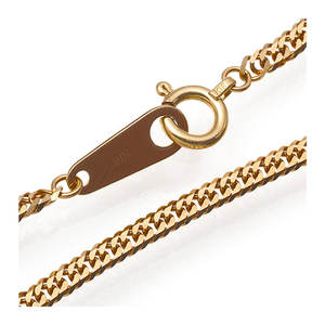 Immense Class Fantastic Quality 5g Peso Doble Curb 6DCW 50cm Collares para mujeres Joyería de moda Diseño de lujo - Product Image 6