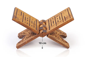 ที่ตั้งหนังสือศาสนาทำจากไม้ขัดเงาขนาดใหญ่เป็นมิตรกับสิ่งแวดล้อมเหมาะสำหรับวัดแท่นบูชาและห้องเรียนในบ้าน - Product Image 2