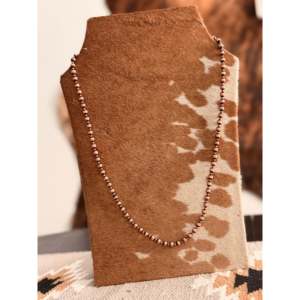 Collier bohème style Navajo en cuivre, fait à la machine, avec perles et chaînes vintage en alliage, motif animalier, idéal pour cadeau islamique, orné de diamants - Product Image 2