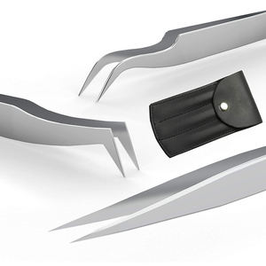 Extensions de cils à finition mate Pince à épiler individuelle Volume à 90 degrés Pince à épiler pour l'application de faux cils en gros - Product Image 5