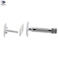 Rasoir de sécurité droit en acier inoxydable à lame simple, haute qualité, durable, pour barbier, hommes, LUCKY LASH TOOLS, non jetable