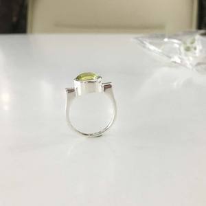 Haute Qualité Péridot Gemstone 925 Bijoux En Argent Sterling Anneaux De Mariage Fine Jewelry 925 Silver Stone Femme 925 Bijoux En Argent - Product Image 5