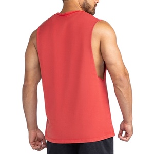 Camiseta Deportiva Transpirable de Secado Rápido para Hombre, para Gimnasio, Running, Yoga, Elástica, de Color Sólido, Estilo Vintage, Cuello Redondo, Corte Recto - Product Image 3