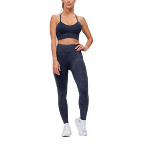 Gym Fitness Wear <b>Acid</b> <b>Wash</b> Women <b>Leggings</b> Custom Logo Activewear Sport Gym Fitness Yoga <b>Leggings</b> for Women - Product Image 1