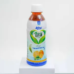 Fornecedores de marca própria Exportador garrafa de 11,8 fl oz melhor bebida de chá verde mistura de sabor de mel Chá de venda quente e bebidas frutas