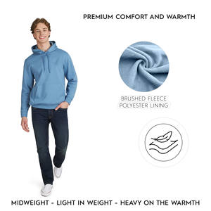 เสื้อฮู้ดดี้ผู้ชายทรงโอเวอร์ไซส์ ผ้าเฟรนช์เทอร์รี่ หนานุ่ม สไตล์วินเทจ พิมพ์ลาย DTG ลวดลายกราฟิกฟอกสีซีดแบบซันเฟด ล้างสีแบบแอซิดวอช - Product Image 2